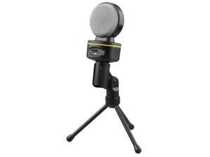 Megadream® Professional Standard 3.5mm Condenser Sound Podcast Microphone with Adjustable Tripod Stand for Audio Sound Recording Skype MSN Gaming Meeting Singing Desktop PC Laptop Notebook Megadream® Professional Standard 3.5mm Condenser Sound Podcast Microphone with Adjustable Tripod Stand for Audio Sound Recording Skype MSN Gaming Meeting Singing Desktop PC Laptop Notebook