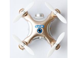 Megadream Cheerson CX-10W 4CH 2.4GHz 6 Axis Gyro IOS/Android APP WIFI Remote Control Real Time Video 360 Degree Rotation 3D Flip Mini RC Quadcopter Helicopter Drone with 0.3MP HD Camera - Golden Megadream Cheerson CX-10W 4CH 2.4GHz 6 Axis Gyro IOS/Android APP WIFI Remote Control Real Time Video 360 Degree Rotation 3D Flip Mini RC Quadcopter Helicopter Drone with 0.3MP HD Camera - Golden