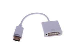 Megadream® 6inch White Gold Plated DP2DVI2 Display Port Male to DVI Female Video Adapter Converter for TV LCD Projector Laptop Desktop Ultrabook Computer Megadream® 6inch White Gold Plated DP2DVI2 Display Port Male to DVI Female Video Adapter Converter for TV LCD Projector Laptop Desktop Ultrabook Computer