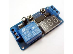 DC 12V LED Display Digital Delay Timer Control Switch Module PLC Automation DC 12V LED Display Digital Delay Timer Control Switch Module PLC Automation