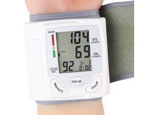 USA STOCK Blood Pressure Monitor Digital LCD Wrist Blood Pressure Monitor & Heart Beat Rate Pulse Meter White USA STOCK Blood Pressure Monitor Digital LCD Wrist Blood Pressure Monitor & Heart Beat Rate Pulse Meter White