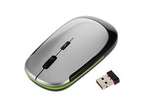 NEW 2.4GHz Ultra-Slim Mini USB Wireless Optical Mouse Silver For PC Laptop USA STOCK NEW 2.4GHz Ultra-Slim Mini USB Wireless Optical Mouse Silver For PC Laptop USA STOCK