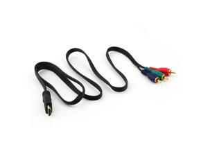 USA STOCK New HDMI To 3RCA 3-RCA Video Component Connection Cable Cord Line USA STOCK New HDMI To 3RCA 3-RCA Video Component Connection Cable Cord Line