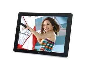 15" LED HD High Resolution Digital Picture Photo Frame + Remote Controller black 15" LED HD High Resolution Digital Picture Photo Frame + Remote Controller black