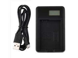 New Black Video Digital Camera Battery Charger + USB Cable for Nikon EN-EL14 New Black Video Digital Camera Battery Charger + USB Cable for Nikon EN-EL14