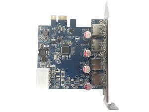 4 Port USB 3.0 HUB to PCI-e PCI Express Card Adapter Chipset Brandly New FF 4 Port USB 3.0 HUB to PCI-e PCI Express Card Adapter Chipset Brandly New FF