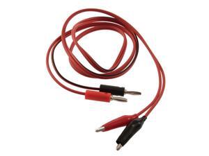 Alligator Probe Test Leads Clip Pin to Banana Cable for Digital Multimeter Alligator Probe Test Leads Clip Pin to Banana Cable for Digital Multimeter