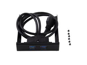 USB 3.0 20 Pin 2 Ports Front Panel Floppy Disk Bay Hub Bracket Cable USB 3.0 20 Pin 2 Ports Front Panel Floppy Disk Bay Hub Bracket Cable