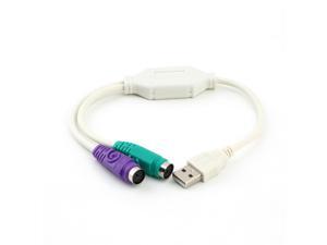 USB Male to PS2 Female Cable Adapter Converter Use For Keyboard Mouse USB Male to PS2 Female Cable Adapter Converter Use For Keyboard Mouse