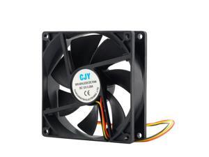 12V 3-Pin 9cm 90 x 25mm 90mm CPU Heat Sinks Cooler Fan DC Cooling Fan 65 CFM FF 12V 3-Pin 9cm 90 x 25mm 90mm CPU Heat Sinks Cooler Fan DC Cooling Fan 65 CFM FF