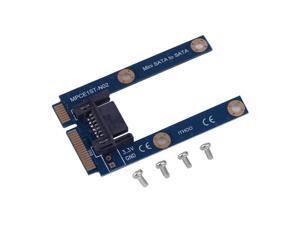 1pc New mSATA Mini Extender to 7 Pin SATA HDD Convert Card Adapter 1pc New mSATA Mini Extender to 7 Pin SATA HDD Convert Card Adapter