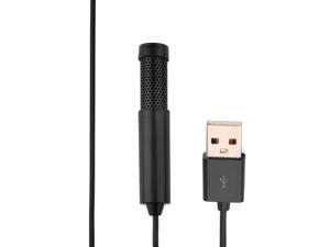 Mini Wired USB 3.5 Capacitance Studio Microphone SF-555B Black for Computer FF Mini Wired USB 3.5 Capacitance Studio Microphone SF-555B Black for Computer FF