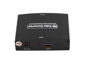 BEAU HDMI to RGB Component (YPbPr) Video +R/L Audio Adapter Converter HD TV Black BEAU HDMI to RGB Component (YPbPr) Video +R/L Audio Adapter Converter HD TV Black