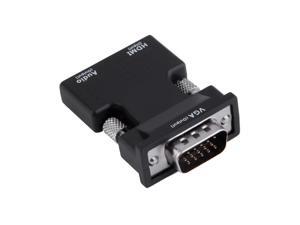 HDMI Female to VGA Male Converter+Audio Adapter Support 1080P Signal Output FF HDMI Female to VGA Male Converter+Audio Adapter Support 1080P Signal Output FF