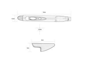 Mini 2.4GHz Wireless Optical Pen Mouse Adjustable 500/1000DPI for PC Android Mini 2.4GHz Wireless Optical Pen Mouse Adjustable 500/1000DPI for PC Android