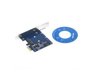 PCI-E PCIe to mSATA SSD+SATA3.0 Combo Extender Adapter PCI-E to SATA III Card PCI-E PCIe to mSATA SSD+SATA3.0 Combo Extender Adapter PCI-E to SATA III Card