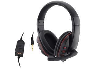 Wired 3.5mm Headset Headphone Earphone Music Microphone For PS4 Game PC Chat Wired 3.5mm Headset Headphone Earphone Music Microphone For PS4 Game PC Chat