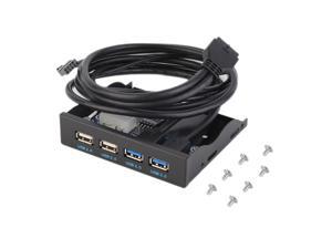 2 Port USB 3.0 + 2 Port USB 2.0 HUB Expansion 3.5'' Floppy Bay Front Panel 2 Port USB 3.0 + 2 Port USB 2.0 HUB Expansion 3.5'' Floppy Bay Front Panel