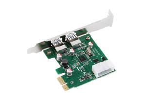 PCI-E PCI Express 2 port USB 3.0 Card Adapter w/ USB 3.0 Front Panel PCI-E PCI Express 2 port USB 3.0 Card Adapter w/ USB 3.0 Front Panel