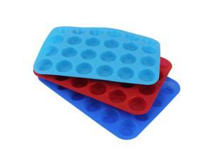 24-Cavity Muffin Cup Silicone Cookies Cupcake Bakeware Pan Soap Tray Mould 24-Cavity Muffin Cup Silicone Cookies Cupcake Bakeware Pan Soap Tray Mould