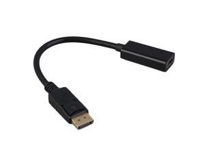 New Display Port DP To HDMI Adapter HD 1080P M/F Display Port Cable Connector Black New Display Port DP To HDMI Adapter HD 1080P M/F Display Port Cable Connector Black