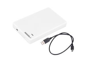 Tool-Free USB 3.0 SATA HDD SSD Enclosure HDD External 2.5" Case Mobile Box White Tool-Free USB 3.0 SATA HDD SSD Enclosure HDD External 2.5" Case Mobile Box White