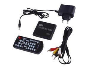 Mini Full 1080p HD Media Player Box MPEG/MKV/H.264 HDMI AV USB + Remote Black EU Mini Full 1080p HD Media Player Box MPEG/MKV/H.264 HDMI AV USB + Remote Black EU
