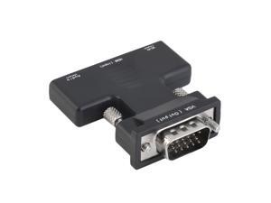 USA STOCK HDMI Female to VGA Male Converter+Audio Cable Support 1080P Signal Output USA STOCK HDMI Female to VGA Male Converter+Audio Cable Support 1080P Signal Output