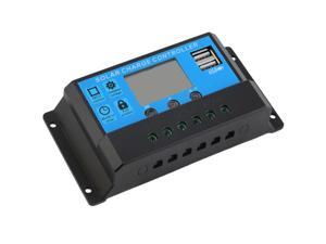 New 10A 12V/24V TX-10BL Solar Charge Controller 2 USB Ports LED Display New 10A 12V/24V TX-10BL Solar Charge Controller 2 USB Ports LED Display