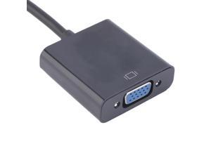 Black HDMI Male to VGA With Audio HD Video Cable Converter Adapter for PC Black HDMI Male to VGA With Audio HD Video Cable Converter Adapter for PC