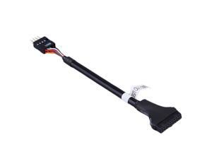 USB 3.0 20 Pin Female to USB 2.0 9 Pin Motherboard Male Extension Cable USB 3.0 20 Pin Female to USB 2.0 9 Pin Motherboard Male Extension Cable