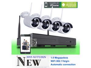 SW 4CH WIFI NVR Wireless Security Camera System with 4 Wireless IP 720P wide angle lens Outdoor security CCTV Cameras + 4CH WIFI NVR Plug and Play Smart Phone APP Remote View ¡ SW 4CH WIFI NVR Wireless Security Camera System with 4 Wireless IP 720P wide angle lens Outdoor security CCTV Cameras + 4CH WIFI NVR Plug and Play Smart Phone APP Remote View ¡