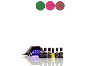 UV-NAILS Salon Quality UV Gel Polish Starter Kit with White LED Lamp and Colors (G-29, G-20, G-49) UV-NAILS Salon Quality UV Gel Polish Starter Kit with White LED Lamp and Colors (G-29, G-20, G-49)