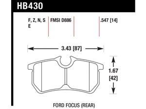 Hawk Performance HB430F547 Disc Brake Pad Hawk Performance HB430F547 Disc Brake Pad