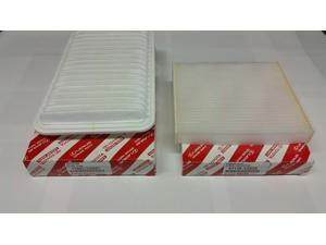 Genuine Toyota OEM Air Filter Kit (Engine Filter & Cabin Filter) for Prius & Prius V 2010-2016 Genuine Toyota OEM Air Filter Kit (Engine Filter & Cabin Filter) for Prius & Prius V 2010-2016