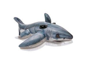 Great White Shark Ride-On Inflatable Pool Float Great White Shark Ride-On Inflatable Pool Float