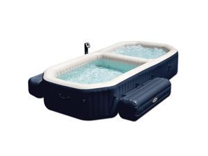 Intex Portable 4-Person Inflatable PureSpa Bubble Spa with Pool - 28491E Intex Portable 4-Person Inflatable PureSpa Bubble Spa with Pool - 28491E