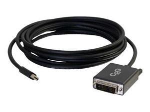 C2G 54335 6Ft Mini Displayport Male To Single Link Dvi-D Male Adapter Cable - Black - Displayport Cable - Single Link - Dvi-D (M) To Mini Displayport (M) - 6 Ft - Black C2G 54335 6Ft Mini Displayport Male To Single Link Dvi-D Male Adapter Cable - Black - Displayport Cable - Single Link - Dvi-D (M) To Mini Displayport (M) - 6 Ft - Black