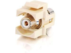 C2G 03812 Snap-In White Rca F/F Keystone Insert Module - Ivory C2G 03812 Snap-In White Rca F/F Keystone Insert Module - Ivory