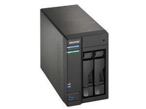 2 Bay Network Attached Storage (NAS) 2GB Ddr3l - AS6102T 2 Bay Network Attached Storage (NAS) 2GB Ddr3l - AS6102T