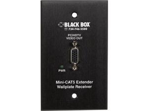 Black Box AC504A-WP-R Box Mini Cat5 Vga Extender Receiver In Wallplate - 1 Output Device - 500 Ft Range - 1 X Network (Rj-45) - Wall Mountable Black Box AC504A-WP-R Box Mini Cat5 Vga Extender Receiver In Wallplate - 1 Output Device - 500 Ft Range - 1 X Network (Rj-45) - Wall Mountable