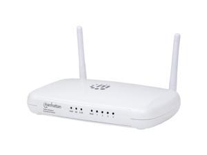 Manhattan 525541 Ac750 Wireless Dual-Band Router - 300 Mbps Wireless N (2.4 Ghz) 433 Mbps Wireless Ac (5 Ghz) , 2T2R Mimo, Qos, 4-Port Gigabit Lan Switch Manhattan 525541 Ac750 Wireless Dual-Band Router - 300 Mbps Wireless N (2.4 Ghz) 433 Mbps Wireless Ac (5 Ghz) , 2T2R Mimo, Qos, 4-Port Gigabit Lan Switch