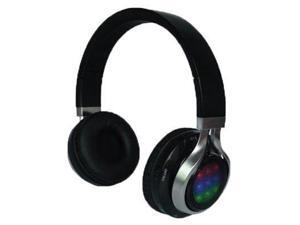 QFX, Inc. Bt Stereo Headphonens With Disco Light - H-252BT-BLK QFX, Inc. Bt Stereo Headphonens With Disco Light - H-252BT-BLK