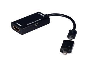 QVS MHL-HD MHL Micro-USB to HDMI Converter Kit with 5 to 11-Pin Adapter QVS MHL-HD MHL Micro-USB to HDMI Converter Kit with 5 to 11-Pin Adapter
