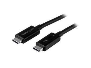 StarTech.com 1m Thunderbolt 3 (20Gbps) USB-C Cable - Thunderbolt, USB, and DisplayPort Compatible StarTech.com 1m Thunderbolt 3 (20Gbps) USB-C Cable - Thunderbolt, USB, and DisplayPort Compatible