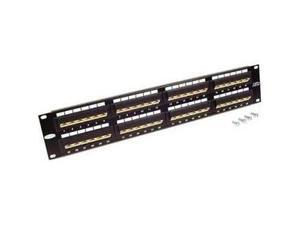 Belkin F4P338-48-AB5 Patch Panel - Black - 48 Ports - Eia/Tia-568 Category 5E Belkin F4P338-48-AB5 Patch Panel - Black - 48 Ports - Eia/Tia-568 Category 5E