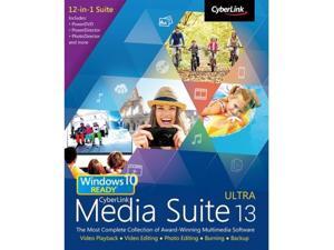 Cyberlink MES-ED00-RPU0-01 Media Suite 13 Ultra Dvd/Win Vista/7/8/8.1/10 Cyberlink MES-ED00-RPU0-01 Media Suite 13 Ultra Dvd/Win Vista/7/8/8.1/10