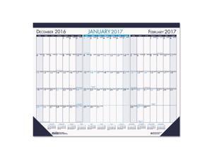 House of Doolittle 136 Three Month Desk Pad Calendar, 22 X 17, 2016-2018 House of Doolittle 136 Three Month Desk Pad Calendar, 22 X 17, 2016-2018