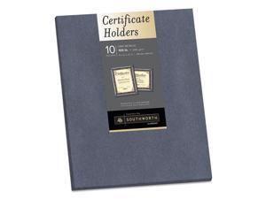 Southworth 98869 Certificate Holder, Gray, 105Lb Linen Stock, 12 X 9 1/2, 10/Pack Southworth 98869 Certificate Holder, Gray, 105Lb Linen Stock, 12 X 9 1/2, 10/Pack