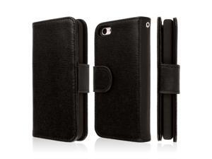 KLIX Genuine Leather Wallet, Apple iPhone 5C, Black KLIX Genuine Leather Wallet, Apple iPhone 5C, Black
